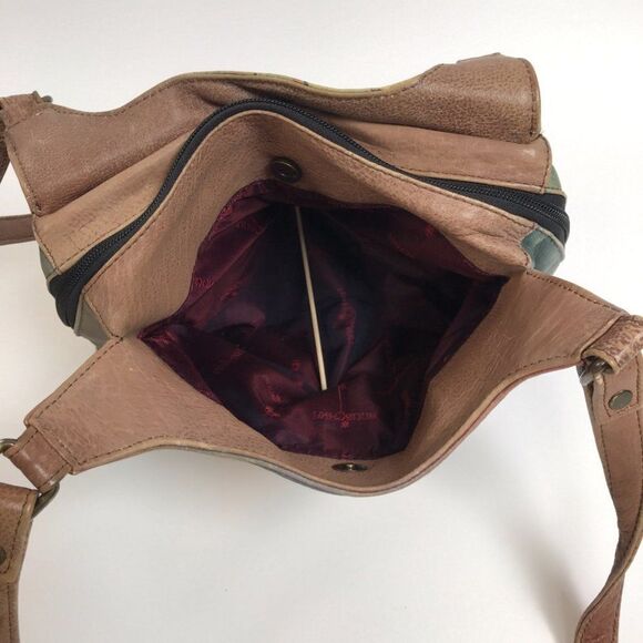 Vintage Y2K Leather Fairy Grunge Butterfly Shoulder Bag Painted Bohemian Purse - Picture 5 of 7